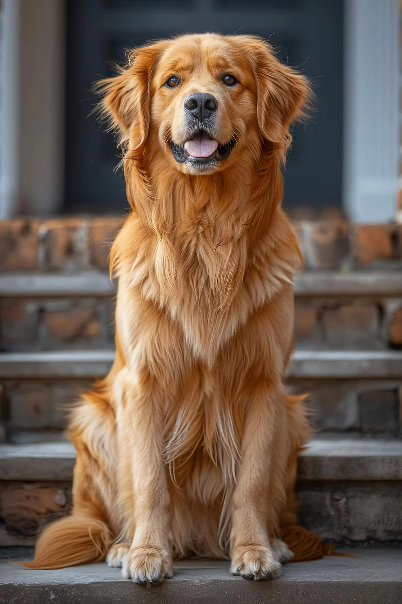 Golden Retriever bei der Vorsorgeuntersuchung