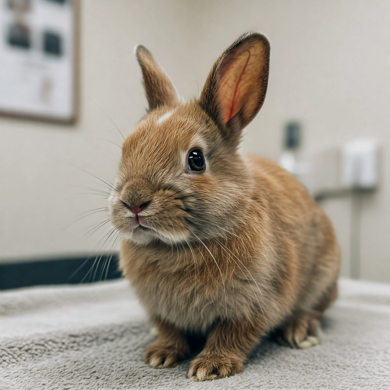 Hase in der Kleintierpraxis Maxglan